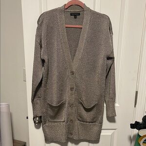 Banana Republic Metallic Chunky Cardigan